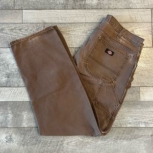 VINTAGE ! Dickies Men’s 36x32 Dusty Brown Carpenter Pants